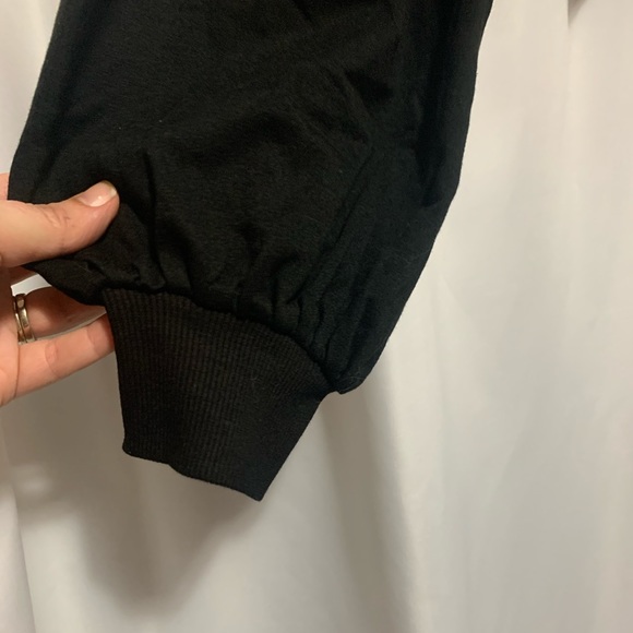 SHEIN crop drop shoulder long balloon sleeve shirt - Picture 3 of 8